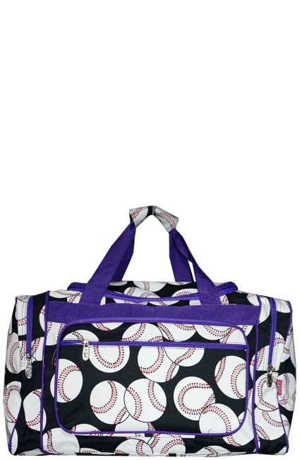 Printed Duffle Bag-SKQ423/PURPLE